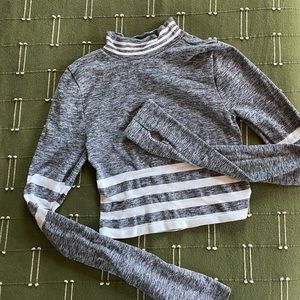 Free People Mock Neck, Long Sleeve Workout Top